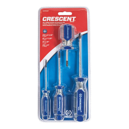 CRESCENT Screwdriver Set Phil 4Pc CP4PCSET